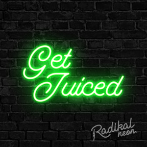 Neon sign: Get Juiced Neon Sign