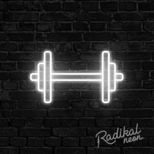 Dumbbell Neon Sign