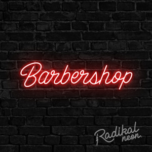 Neon sign: Barbershop Neon Sign