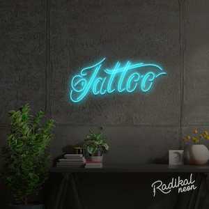 Cursive Tattoo #1 Neon Sign