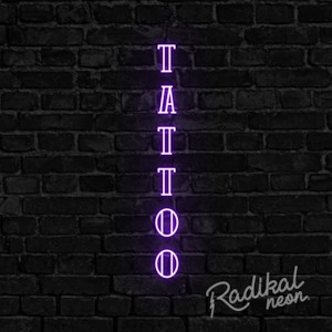 Tattoo #3 (Vertical) Neon Sign