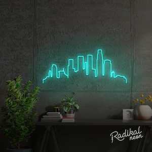 LA Skyline Neon Sign