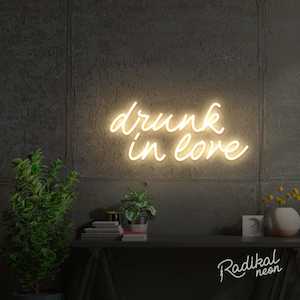 Neon sign: Drunk in love Neon Sign