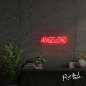 "Angeleno" Los Angeles Neon Sign