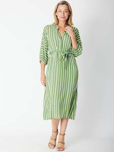 Summer Stripe Midi Dress