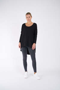 Clothing: Nelly Long Sleeve Top  Black