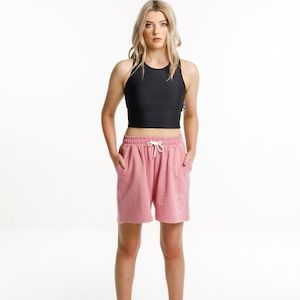 Lively Shorts - Rose Bud with Circular Embroidery