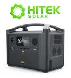 Solar On The Go: Hitek Portable Solar Generator - 700Wh Lithium Battery Storage