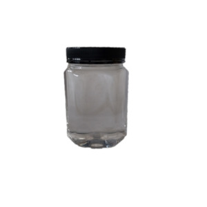 Hex PET Honey Jar x 4 - Hive World - 1 Litre (750g)