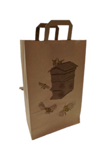 Kraft paper bags x 6 - Hive World