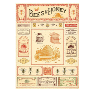 Bees & Honey Poster - Hive World