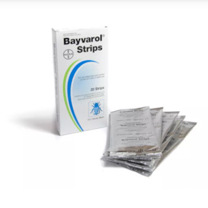 Bayvarol packet of 4 strips