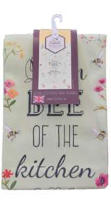 Queen Bee of the Kitchen Teatowel - Hive World