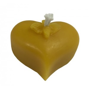 Tealight Candle - Heart with Bee - Hive World