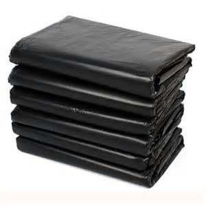 Warehousing: Black Rubbish Bag 800*1000 (50PCS) 黑色大垃圾袋 50个/卷