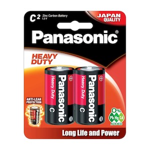 Panasonic C Battery Heavy Duty (2pk)