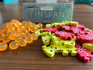 Board Games: Finspan Upgrade Pack (Wooden Tokens & Squishy Eggs)