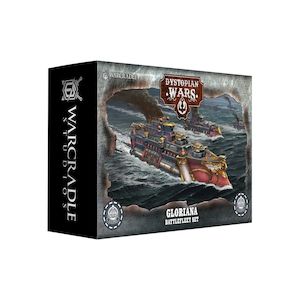 Hobby equipment and supply: Warcradle DWA210012 Dystopian Wars: Gloriana Battlefleet Set