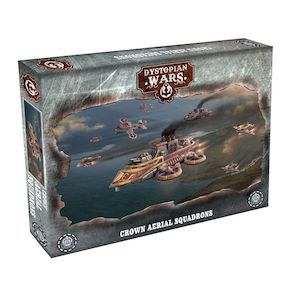 Hobby equipment and supply: Warcradle DWA210011 Dystopian Wars: Crown Aerial Squadrons