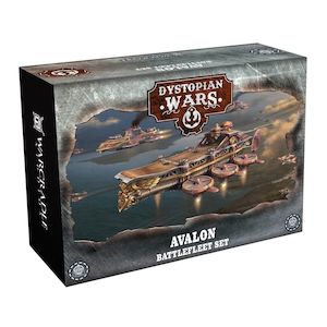 Warcradle DWA210010 Dystopian Wars: Avalon Battlefleet Set