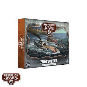 Warcradle DWA210007 Dystopian Wars: Protecteur Battlefleet Set