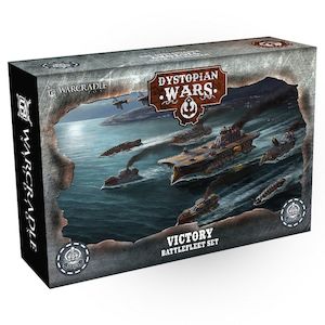 Hobby equipment and supply: Warcradle DWA210006 Dystopian Wars: Victory Battlefleet Set