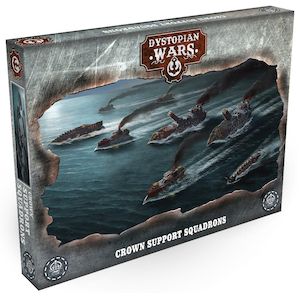 Hobby equipment and supply: Warcradle DWA210004 Dystopian Wars: Crown Support Squadrons