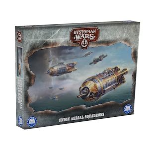 Hobby equipment and supply: Warcradle DWA120012 Dystopian Wars: Union Aerial Squadrons