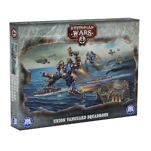 Hobby equipment and supply: Warcradle DWA120011 Dystopian Wars: Union Vanguard Squadrons