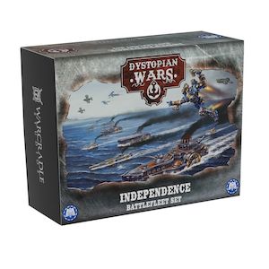 Hobby equipment and supply: Warcradle DWA120010 Dystopian Wars: Independence Battlefleet Set