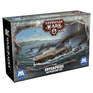 Hobby equipment and supply: Warcradle DWA120005 Dystopian Wars: Enterprise Battlefleet Set