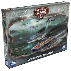 Hobby equipment and supply: Warcradle DWA120004 Dystopian Wars: Union Support Squadrons