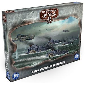 Hobby equipment and supply: Warcradle DWA120003 Dystopian Wars: Union Frontline Squadrons