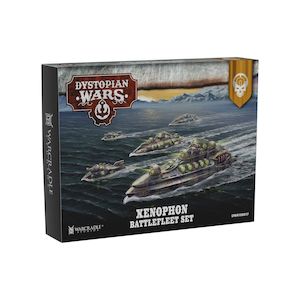 Hobby equipment and supply: Warcradle DWA100017 Dystopian Wars: Xenophon Battlefleet Set