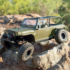 Hobby equipment and supply: Redcat Racing 1/8 TC8 Marksman RTR Trail Crawler - Olive Green