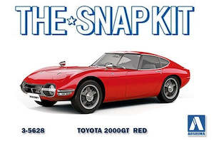 Hobby equipment and supply: Aoshima 5628 1/32 TOYOTA 2000GT - SOLAR RED