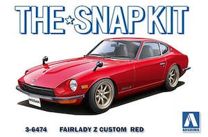 Hobby equipment and supply: Aoshima 6474 1/32 NISSAN S30 FAIRLADY Z CUSTOM RED