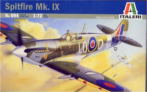 Hobby equipment and supply: Italeri 094 1/72 SPITFIRE MK9