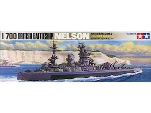 Hobby equipment and supply: Tamiya 77504 1/700 Nelson British Battleship