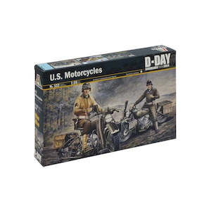 Hobby equipment and supply: Italeri 0322 1/35 US Motorcycles - D-Day Series Normandy 1914/2014