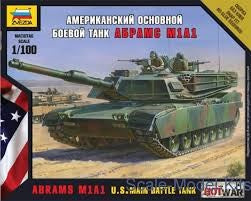 Hobby equipment and supply: Zvezda 7405 1/100 MODERN ABRAHMS M1 A1