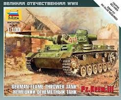 Hobby equipment and supply: Zvezda 6162 1/100 PZ III FLAMETHROWER TANK