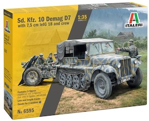 Italeri 6595 1/35 KFZ. 10 DEMAG D7 W/GUN