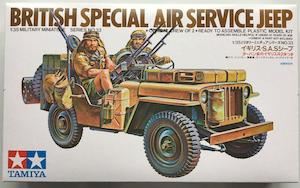 Hobby equipment and supply: Tamiya 35033 1/35 British SAS Jeep