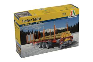 Hobby equipment and supply: Italeri 3868 1/24 TIMBER TRAILER