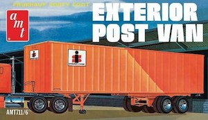 AMT 1357 1/25 Fruehauf 40' Post Trailer