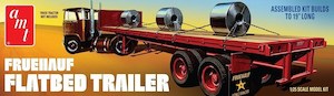 AMT 1399 1/25 Fruehauf Flatbed Trailer