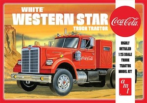 Hobby equipment and supply: AMT 1160 1/25 CocaCola White Western Star