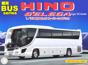 xFujimi 011103 1/32 Hino S'elega Super Hi-Decker Bus w/Masks