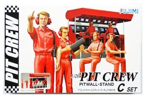 Hobby equipment and supply: Fujimi 116587 1/20 Pit Crew Set C - Pitwall Stand